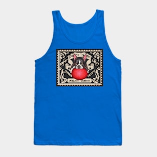 Cute Funny Boston Terrier Dog Stamp Tank Top